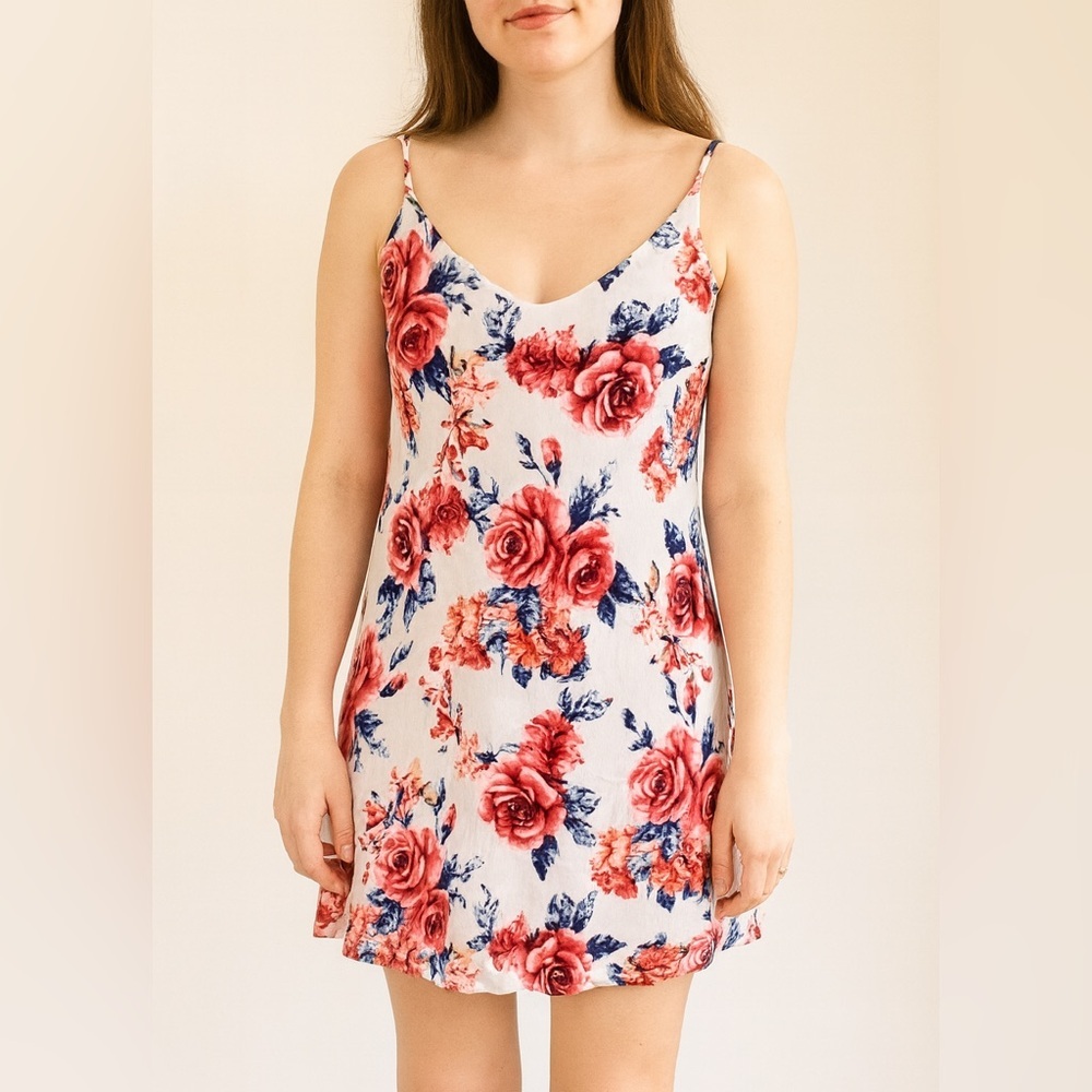 Nordstrom Size Medium Floral Summer Dress.